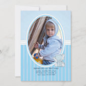 Baby Elephant foto uitnodiging (Voorkant)