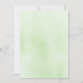 Baby Elephant Geslacht Neutraal Cute Baby shower Kaart (Achterkant)