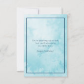 Baby Elephant Happy Birthday Special Grandson Kaart (Achterkant)