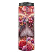 Baby Elephant Heart Floral Thermosbeker (Achterkant)