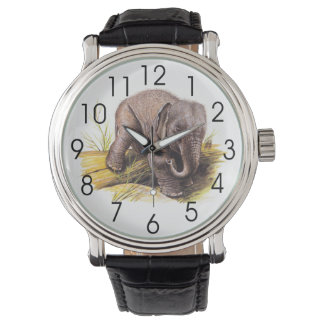  Baby Elephant Horloge