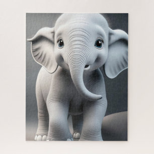 Baby Elephant Jigzaag Puzzle Legpuzzel