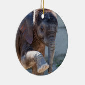 Baby Elephant Keramisch Ornament (Rechts)