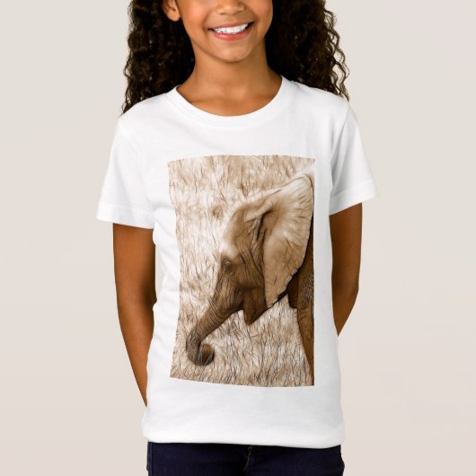 Baby Elephant Kinder T-Shirt (Voorkant)