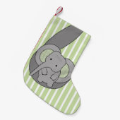 Baby Elephant Kleine Kerstsok (Voorkant (Hangend))