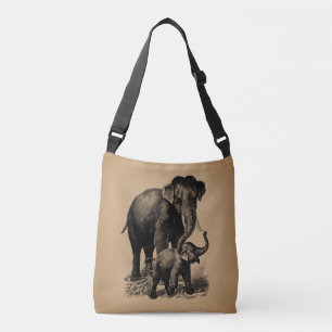 Baby Elephant  kunst Crossbody Tas