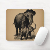 Baby Elephant  kunst Muismat (Met muis)