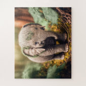 Baby Elephant Legpuzzel (Verticaal)