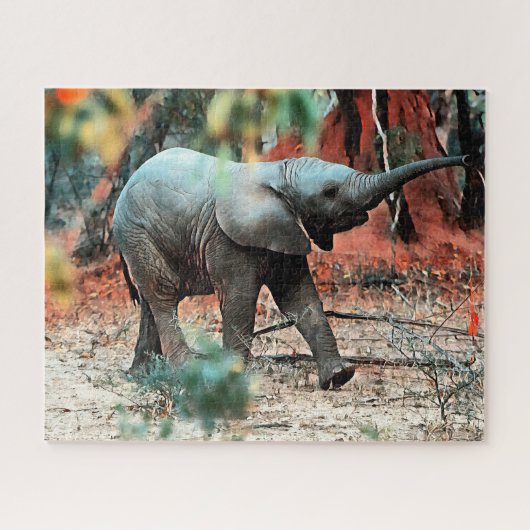 Baby Elephant Legpuzzel (Horizontaal)