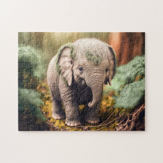 Baby Elephant Legpuzzel (Horizontaal)