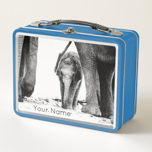 Baby Elephant Lunch Box – Aangepast cadeau (Voorkant)