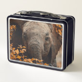Baby Elephant Lunch Box – Aangepaste Safari Gift (Achterkant)