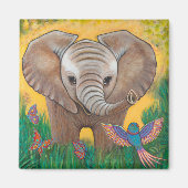 Baby Elephant Magneet (Voorkant)