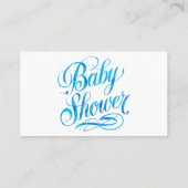 Baby Elephant met Truck Boy Luier Raffle Visitekaartje (Achterkant)