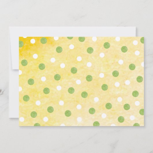 Baby Elephant Oerwoud Baby shower Kaart (Achterkant)