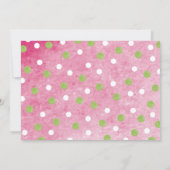 Baby Elephant Oerwoud Baby shower Kaart (Achterkant)