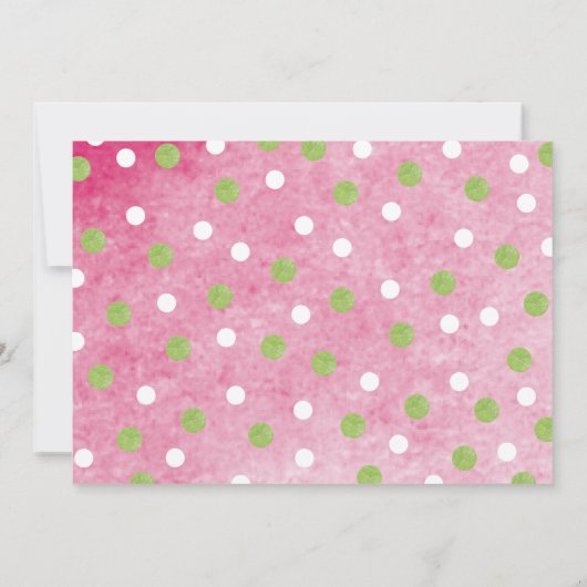 Baby Elephant Oerwoud Baby shower Kaart (Achterkant)