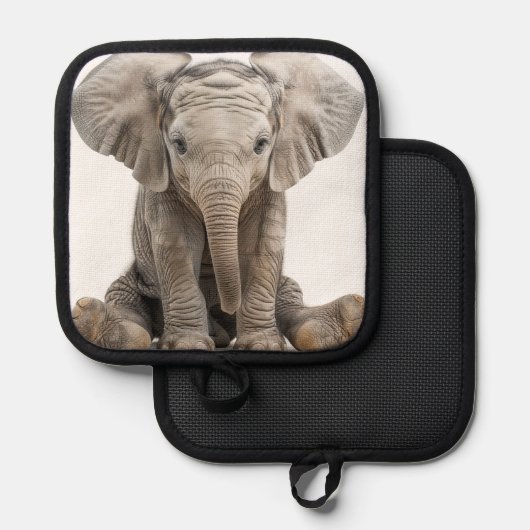 Baby Elephant Pannenlap (Voorkant / Achterkant)