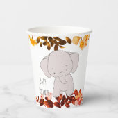 Baby Elephant Papieren Bekers (Achterkant)