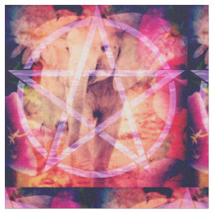 Baby Elephant Pentagram Stof