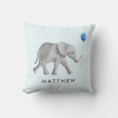 Baby Elephant Pillow for Child's Room of Nursery Kussen (Voorkant)