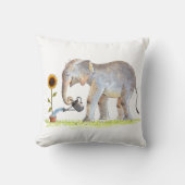 Baby Elephant Pillow Kussen (Voorkant)