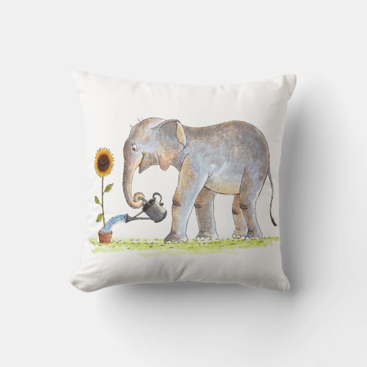 Baby Elephant Pillow Kussen (Voorkant)