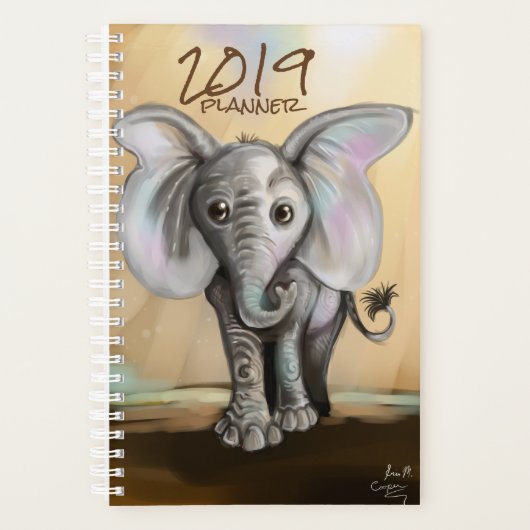 Baby Elephant Planner (Voorkant)