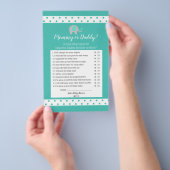 Baby Elephant Polka Dots mammie of papa Game Flyer (Hand)