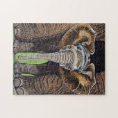 Baby Elephant Puzzle Legpuzzel (Horizontaal)