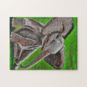 Baby Elephant Puzzle Legpuzzel (Horizontaal)