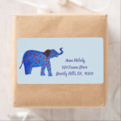 Baby Elephant Return Address Label (Insitu)