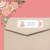 Baby Elephant Return-adres Etiket