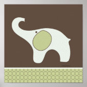 Baby Elephant Room Poster (Voorkant)
