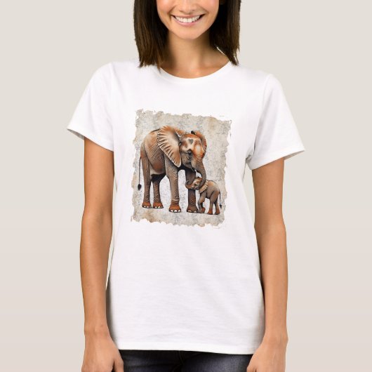 Baby Elephant Shirt - Wildlife, Conservation T-shi (Voorkant)