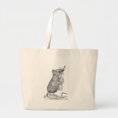 Baby Elephant Shrew Grote Tote Bag (Voorkant)