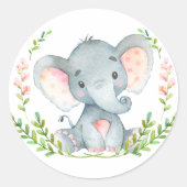 Baby Elephant Sticker (Voorkant)