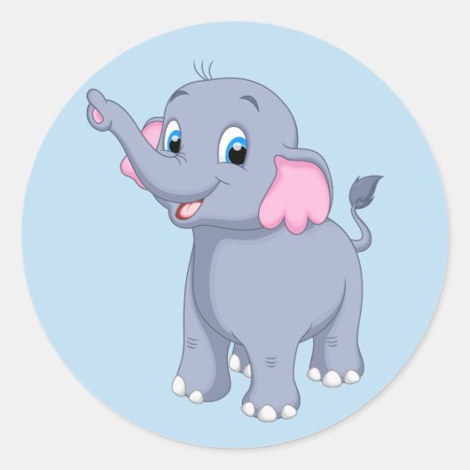 Baby Elephant Stickers (Voorkant)