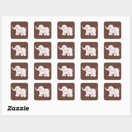 Baby Elephant Stickers (Vel)