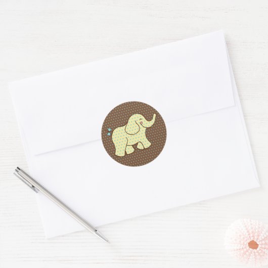 Baby Elephant Stickers (Envelop)