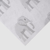 Baby Elephant & Sunset Lake Whimsical Tissue Paper Tissuepapier (Detail)