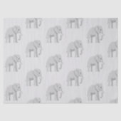 Baby Elephant & Sunset Lake Whimsical Tissue Paper Tissuepapier (Voorkant)