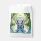 Baby Elephant Themed Baby Shower Bedankzakje (Voorkant)