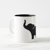 Baby Elephant Tweekleurige Koffiemok (Voorkant links)