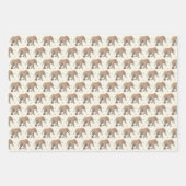 Baby Elephant with cupcakes Tissue Gift Wrap Inpakpapier Vel (Voorkant 3)