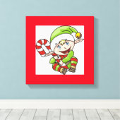 BABY ELF CANVAS AFDRUK (Insitu (Houten vloer))