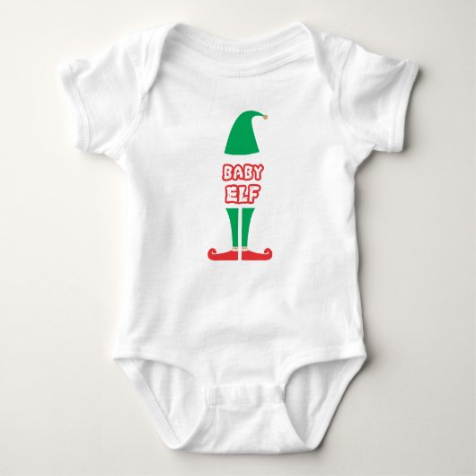 BABY ELF CHRISTMAS FEESTDAGEN SHIRT (Voorkant)