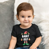 Baby elf familie die geschikt is voor kerstmis