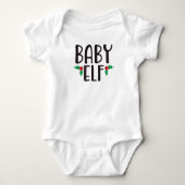Baby Elf Familie Kerstmis Romper (Voorkant)