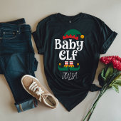 Baby Elf Funny Elf bijpassende kerstcadeau T-shirt
